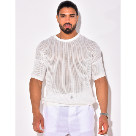 Durchbrochenes T-Shirt