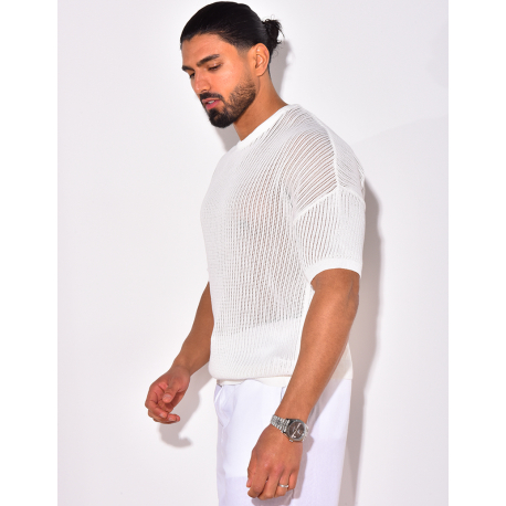 Durchbrochenes T-Shirt