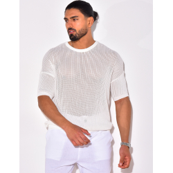 Durchbrochenes T-Shirt