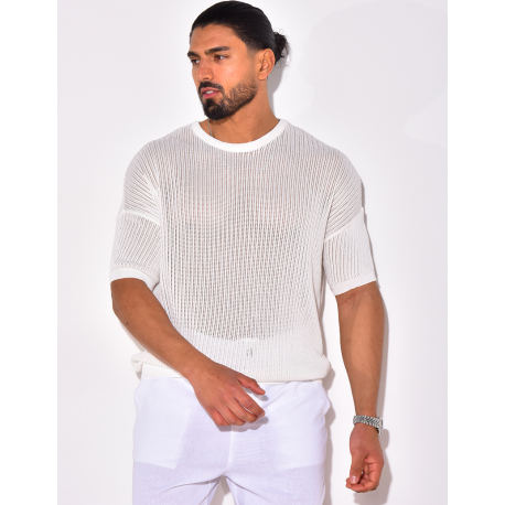 Openwork t-shirt