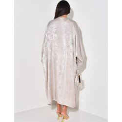 Oversized iridescent long kimono Oversized iridescent long kimono