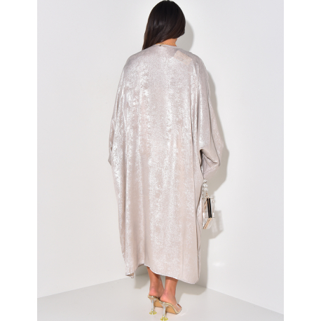 Oversized iridescent long kimono Oversized iridescent long kimono