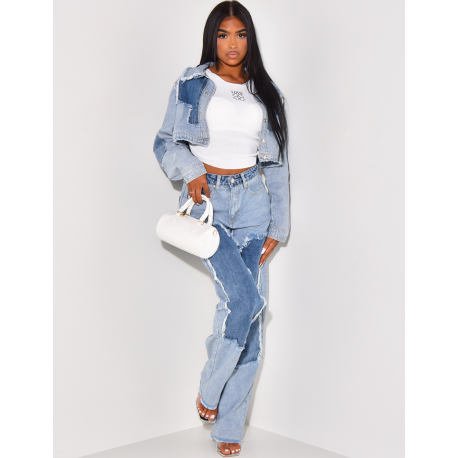 LOVE embroidered ribbed tank top