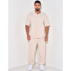 Ensemble chemise plisses Ensemble chemise plisses