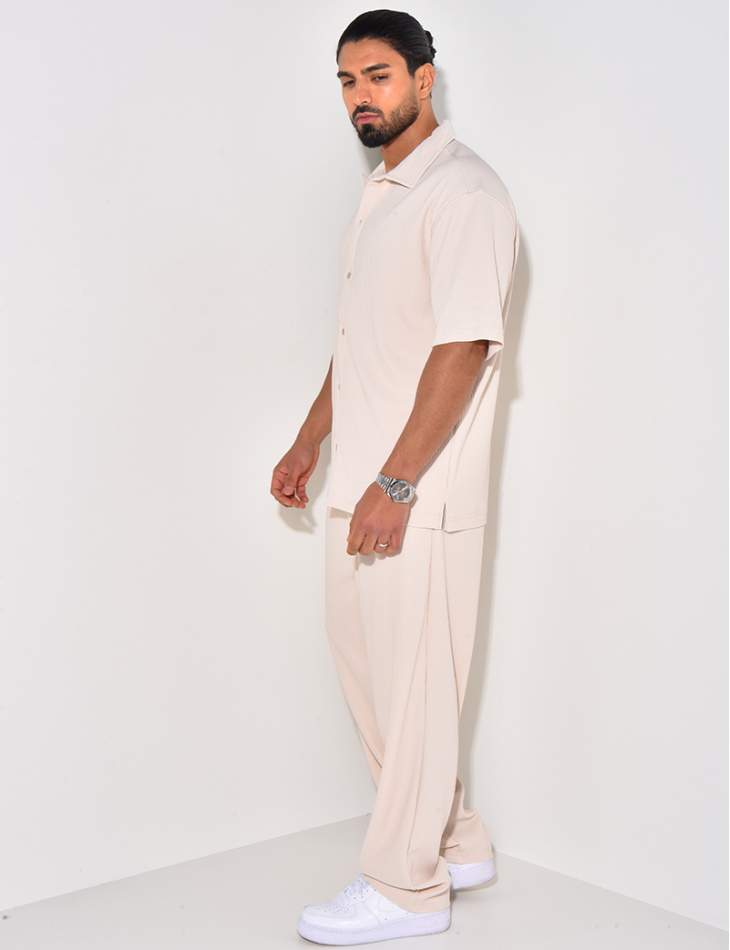 Ensemble chemise plisses Ensemble chemise plisses