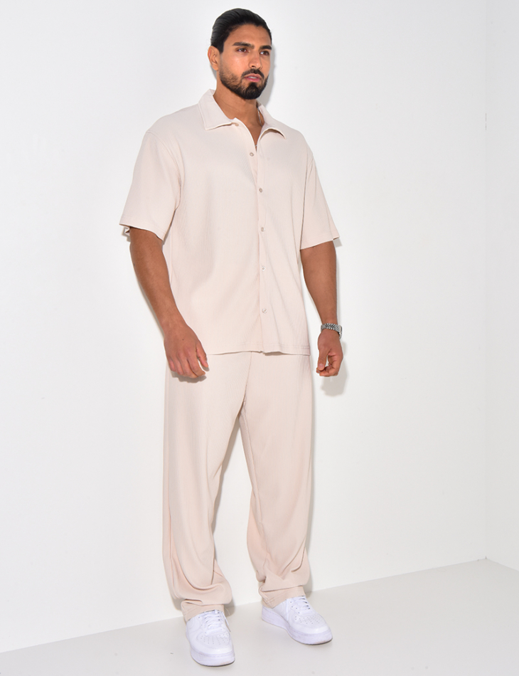 Ensemble chemise plisses Ensemble chemise plisses