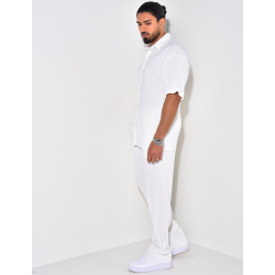 Ensemble chemise et pantalon plissée Ensemble chemise et pantalon plissée