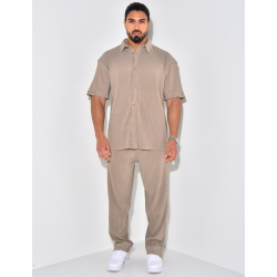 Ensemble chemise plissés Ensemble chemise plissés
