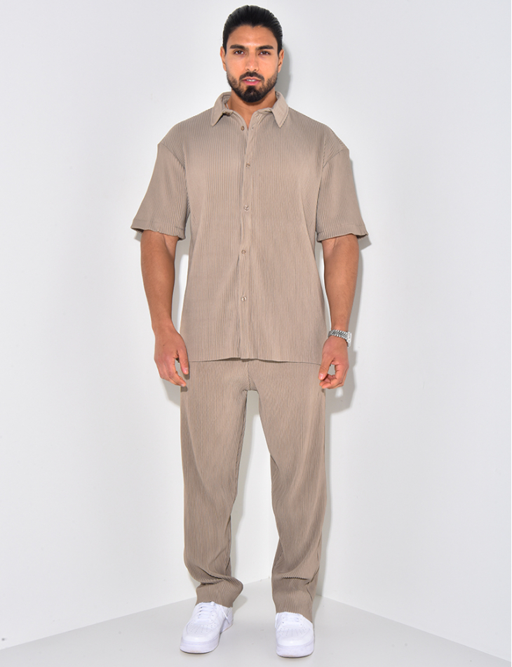 Ensemble chemise plissés Ensemble chemise plissés