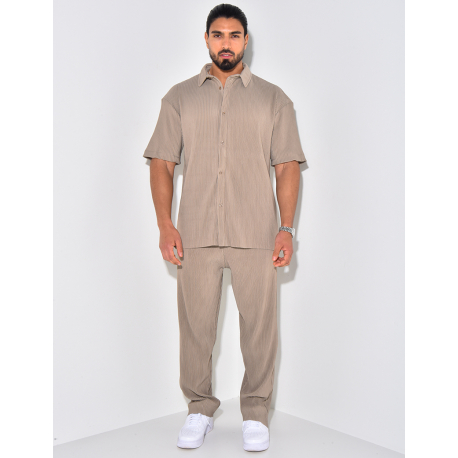 Ensemble chemise plissés Ensemble chemise plissés