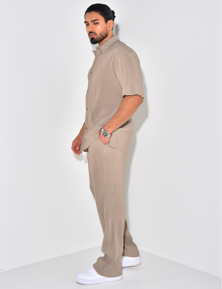 Ensemble chemise plissés Ensemble chemise plissés
