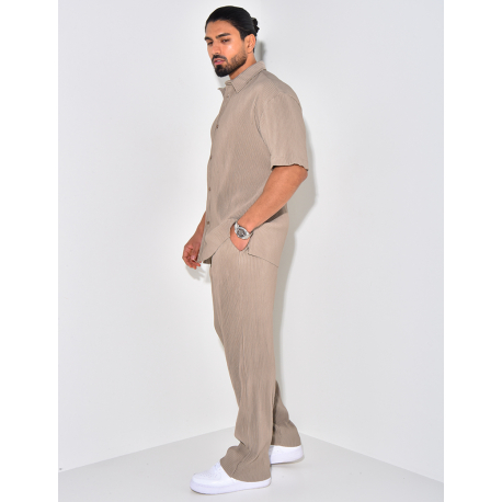 Ensemble chemise plissés Ensemble chemise plissés