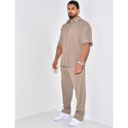 Ensemble chemise plissés Ensemble chemise plissés