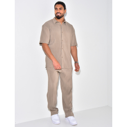 Ensemble chemise plissés Ensemble chemise plissés