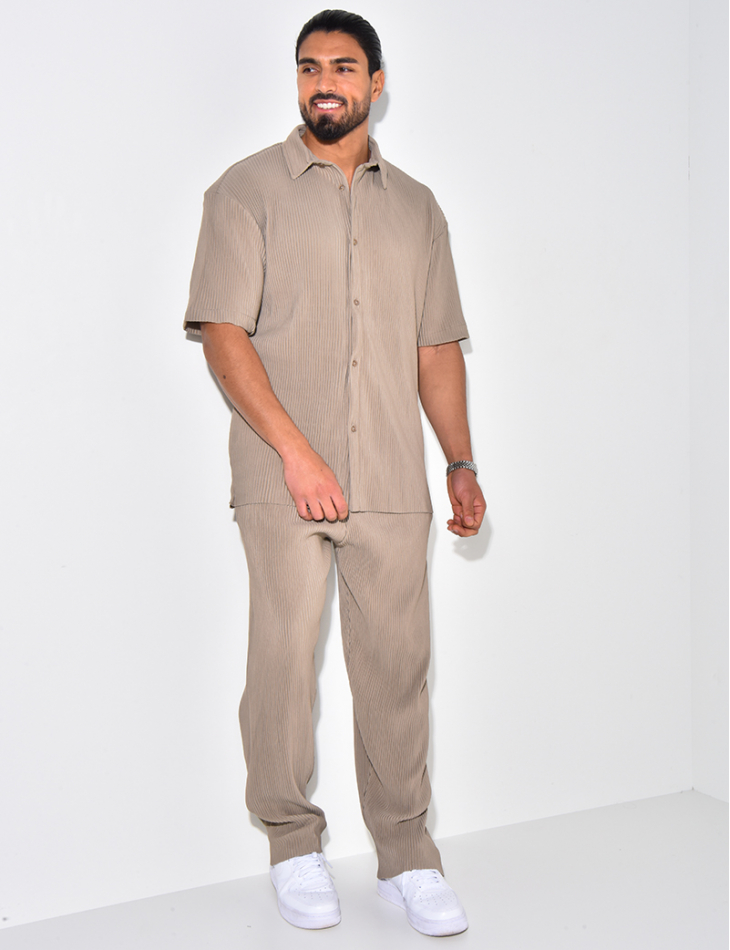 Ensemble chemise plissés Ensemble chemise plissés