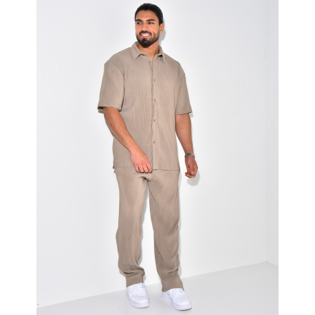Ensemble chemise plissés Ensemble chemise plissés