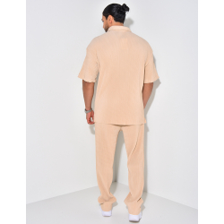Ensemble chemise et pantalon plissée Ensemble chemise et pantalon plissée
