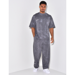 Ensemble pantalon et t-shirt à motifs Ensemble pantalon et t-shirt à motifs