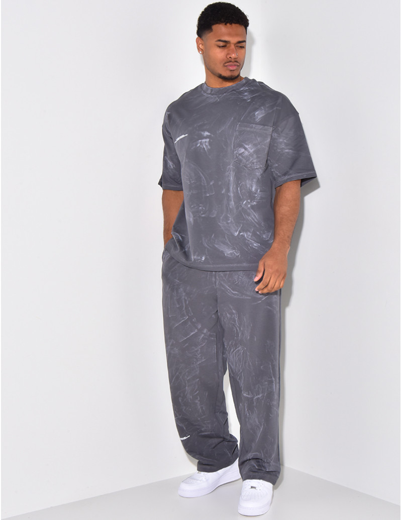 Ensemble pantalon et t-shirt à motifs