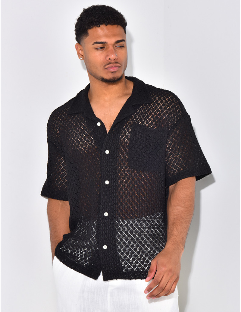 Chemise ajourée