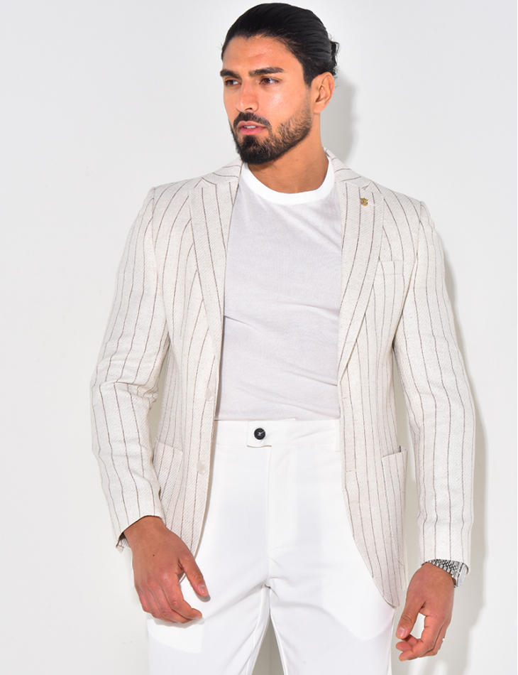 Veste de costume à rayures Veste de costume à rayures