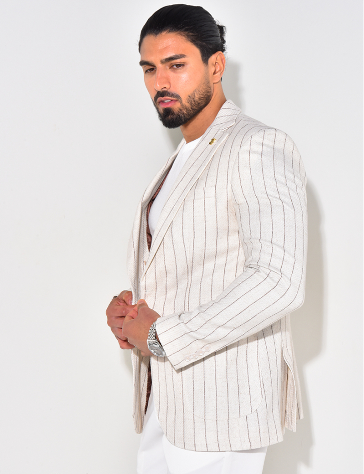 Veste de costume à rayures Veste de costume à rayures