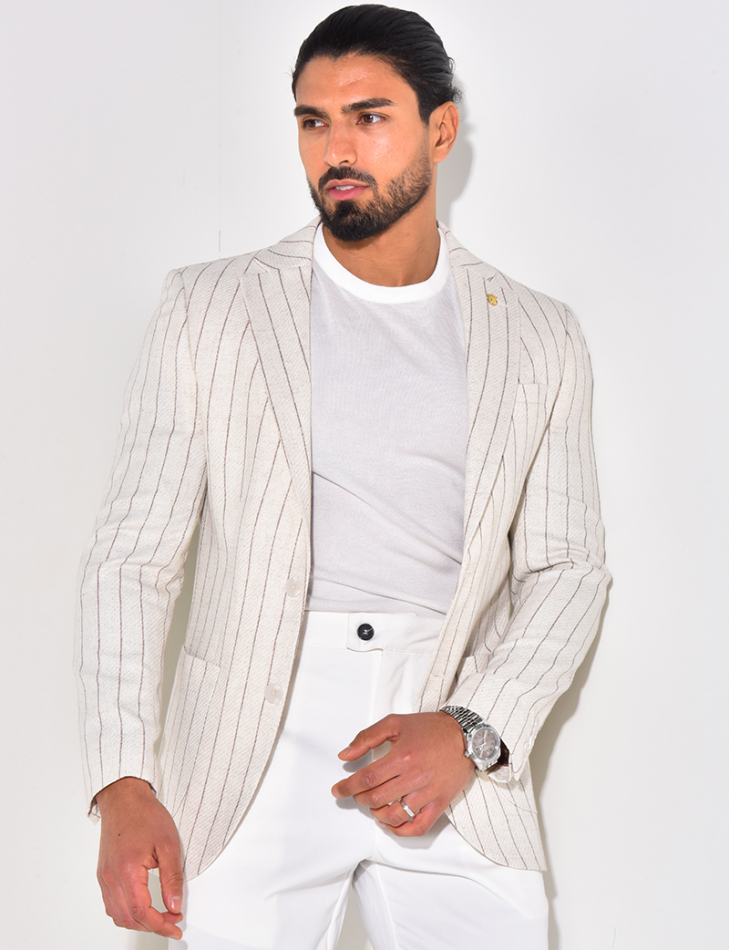 Veste de costume à rayures Veste de costume à rayures