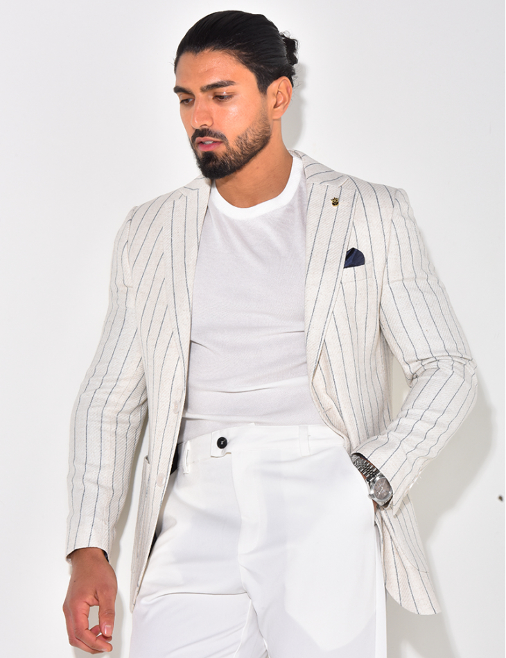 Veste de costume à rayures Veste de costume à rayures