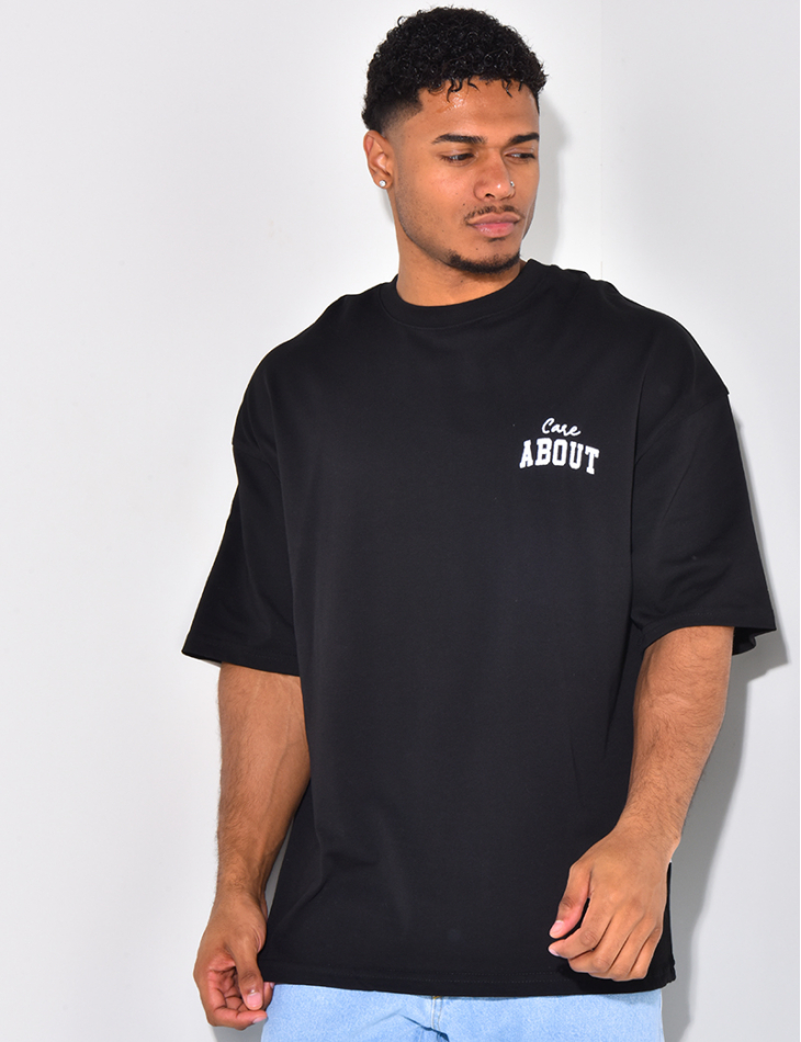 T-shirt "care about"
