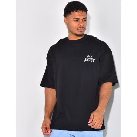 T-shirt "care about"