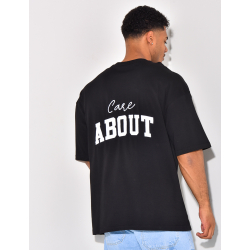 T-shirt "care about"