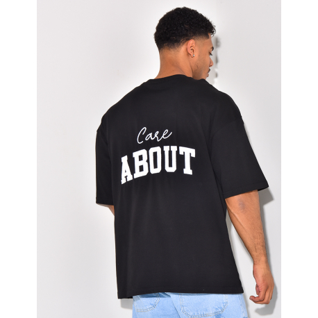 T-shirt "care about"