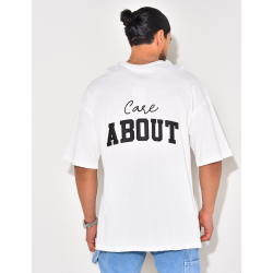 T-shirt "care about" T-shirt "care about"