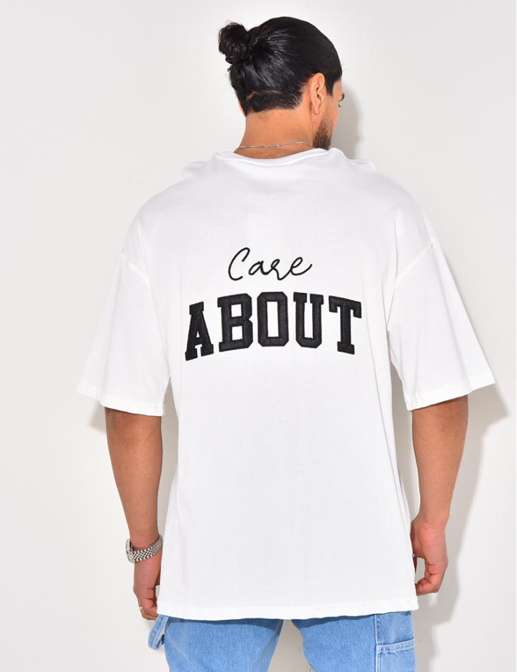 T-shirt "care about" T-shirt "care about"