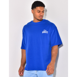 T-shirt "care about" T-shirt "care about"