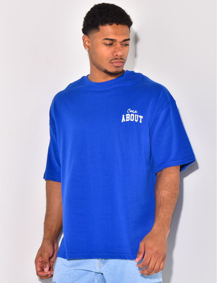 T-shirt "care about" T-shirt "care about"