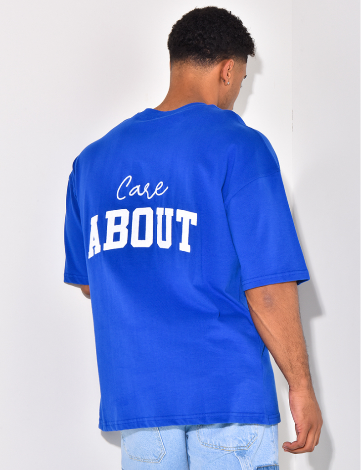 T-shirt "care about" T-shirt "care about"