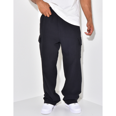Pantalon cargo en lin Pantalon cargo en lin