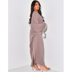 Robe oversize à petites plumes Robe oversize à petites plumes