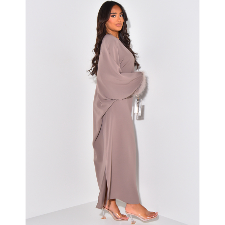 Robe oversize à petites plumes Robe oversize à petites plumes