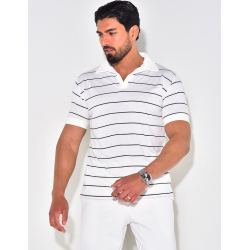 Polo manches courtes à rayures Polo manches courtes à rayures
