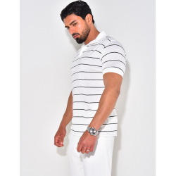 Polo manches courtes à rayures Polo manches courtes à rayures