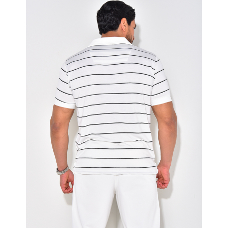 Polo manches courtes à rayures Polo manches courtes à rayures