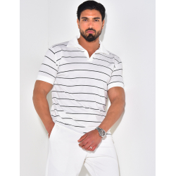 Polo manches courtes à rayures Polo manches courtes à rayures