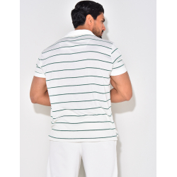 Polo manches courtes à rayures