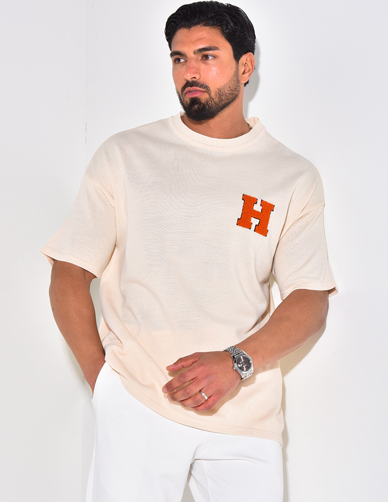 T-shirt lettre H