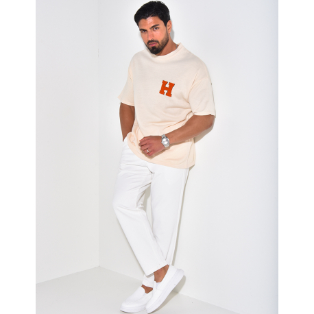 T shirt lettre H