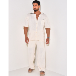 Ensemble pantalon et chemise manches longues Ensemble pantalon et chemise manches longues