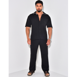 Ensemble pantalon et chemise manches longues Ensemble pantalon et chemise manches longues