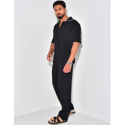 Ensemble pantalon et chemise manches longues Ensemble pantalon et chemise manches longues